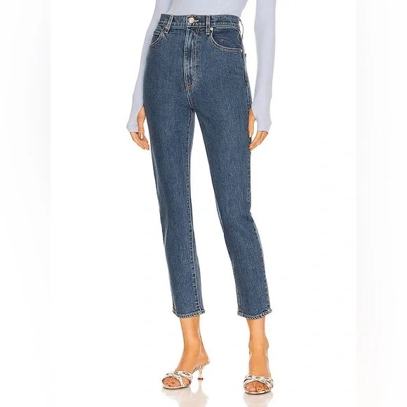 SLVRLAKE Beatnik Ankle Jeans Promised Land Blue Denim Size 28 - Picture 1 of 13